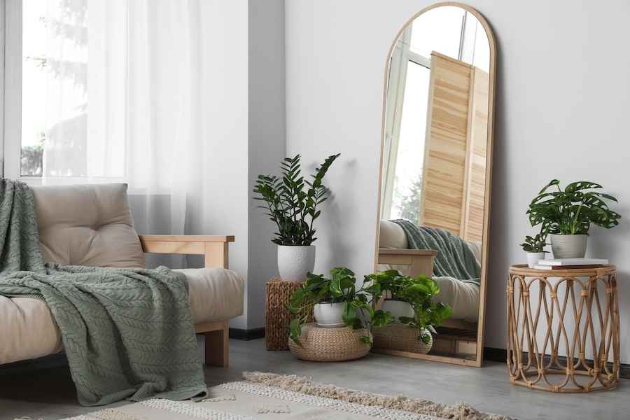 بهترین سایز آینه قدی
